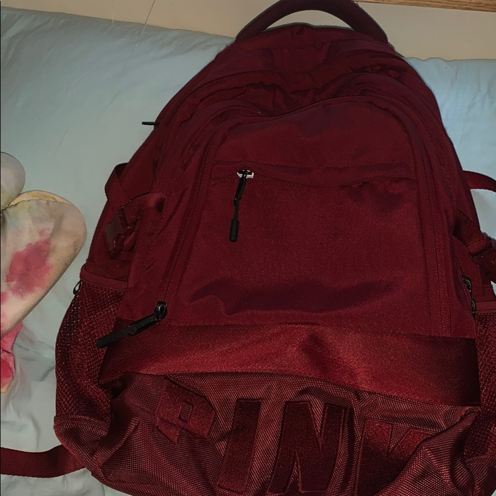 Pink backpack